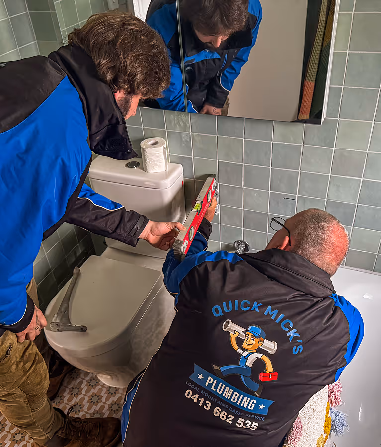 Quick mick's plumbing installing new tap for a home in penrith nsw